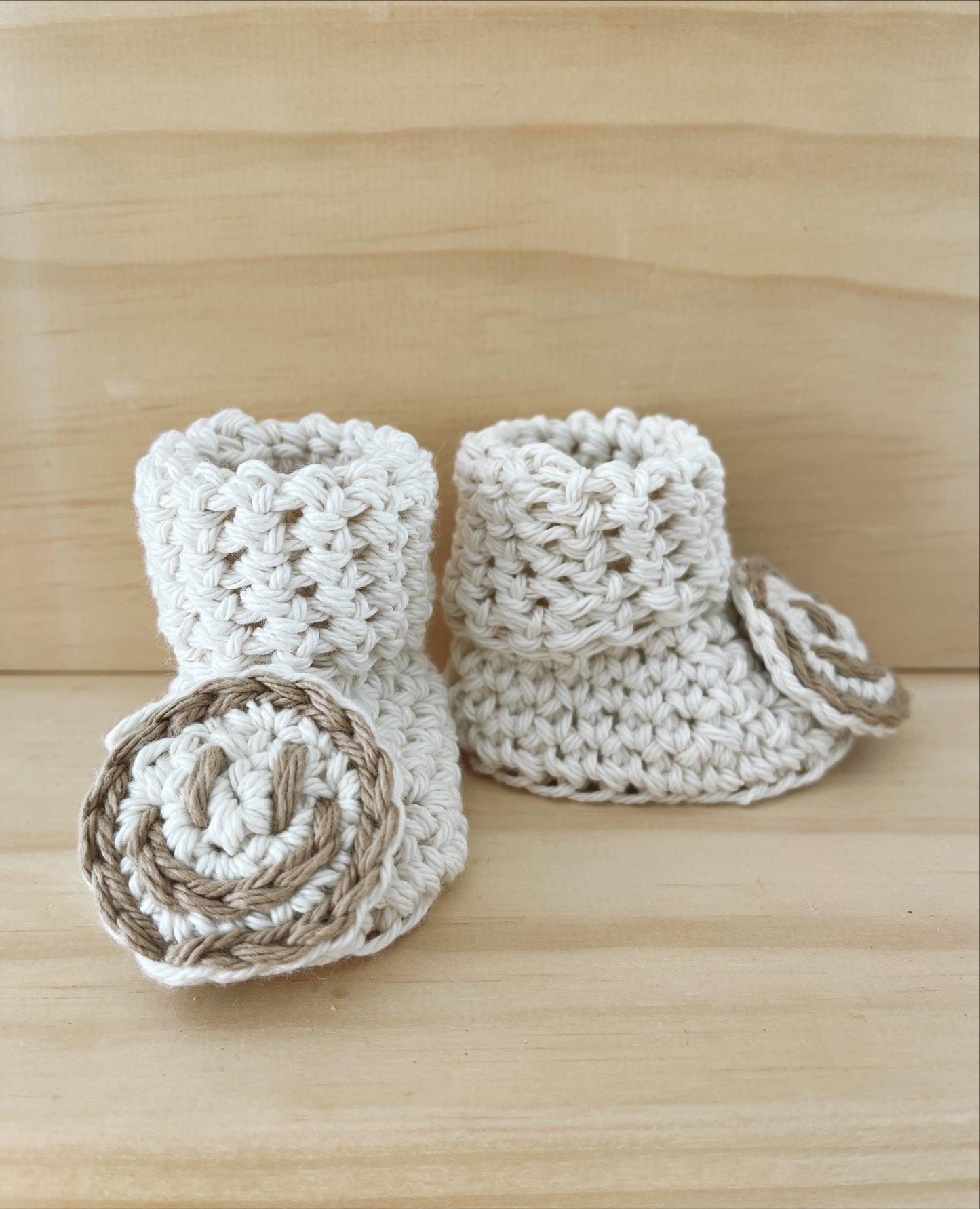 SUTTON booties in Oat