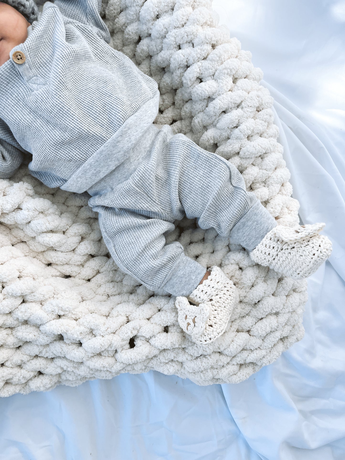 SUTTON booties in Oat