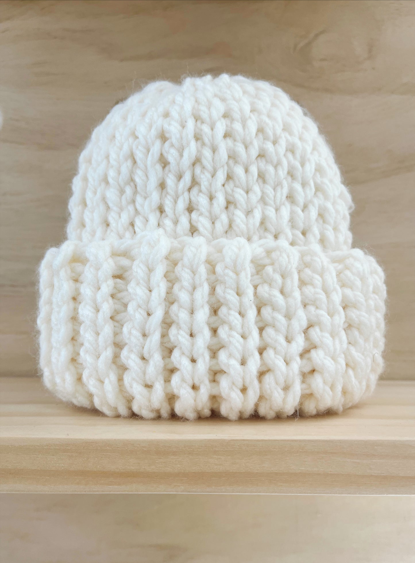 DUNE chunky beanie in Cream