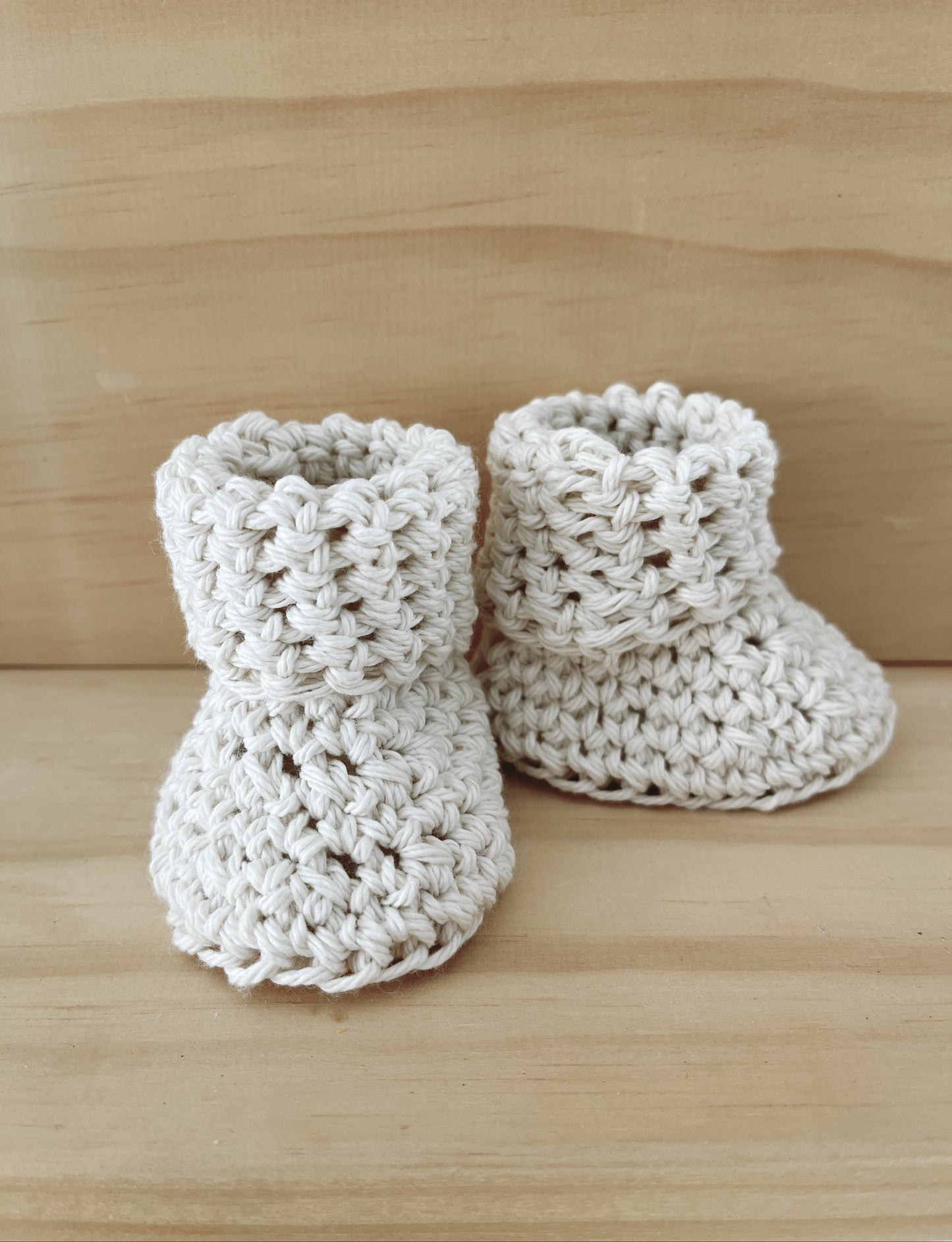 SUTTON booties in Oat